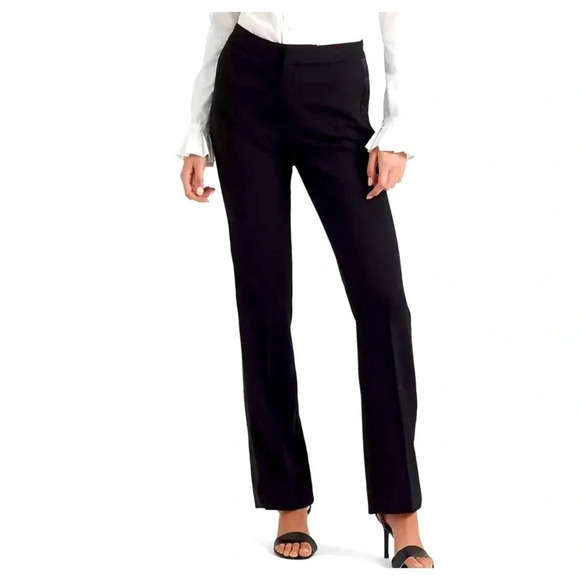 LAUREN Ralph Lauren Side-Stripe Crepe Pants 16W NWT Classic Work Pants - Picture 1 of 4